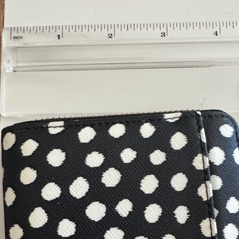 Kate Spade Polka Dot Black and White Wallet - Picture 6 of 6
